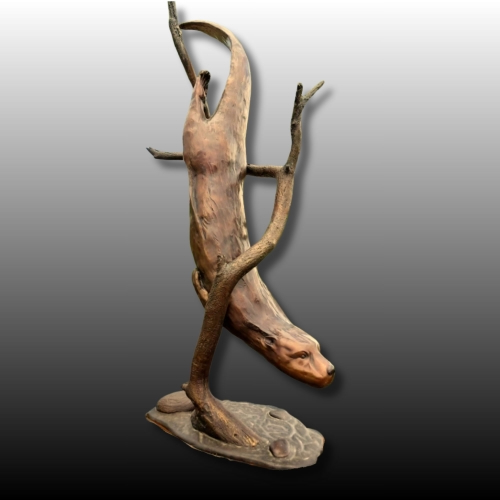 FL158 River Otter 48x20x12 $16500 at Hunter Wolff Gallery